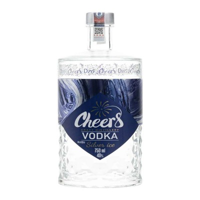 Rượu Cheers Vodka Silver Ice 750ml - 40%