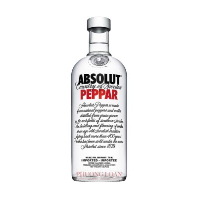 Rượu Absolut Peppar Vodka (1000ml)
