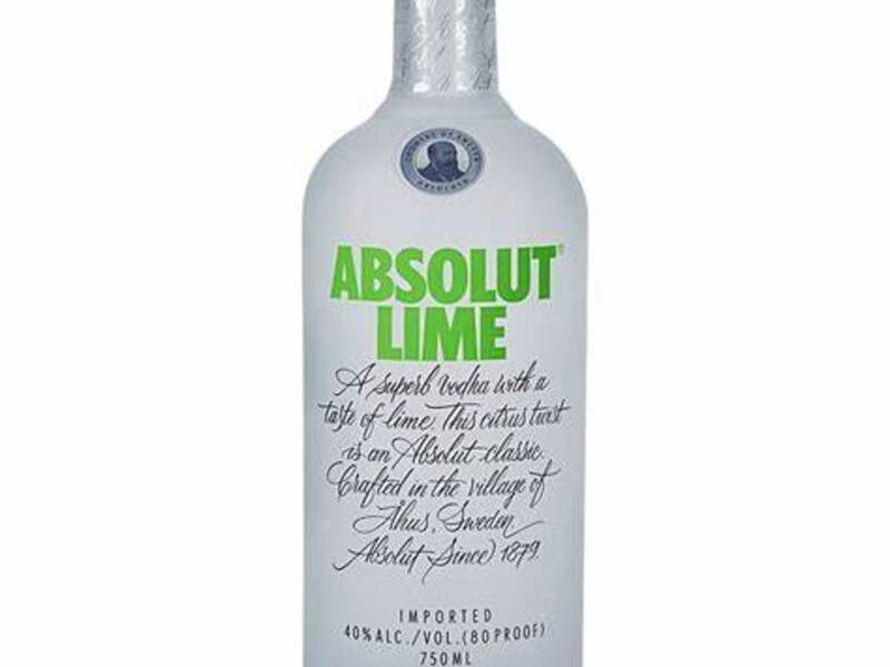 Rượu Absolut Lime Vodka (1000ml)