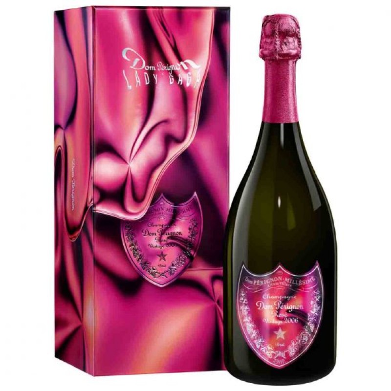 Rượu Champagne Dom Perignon Lady Gaga Rose 2006