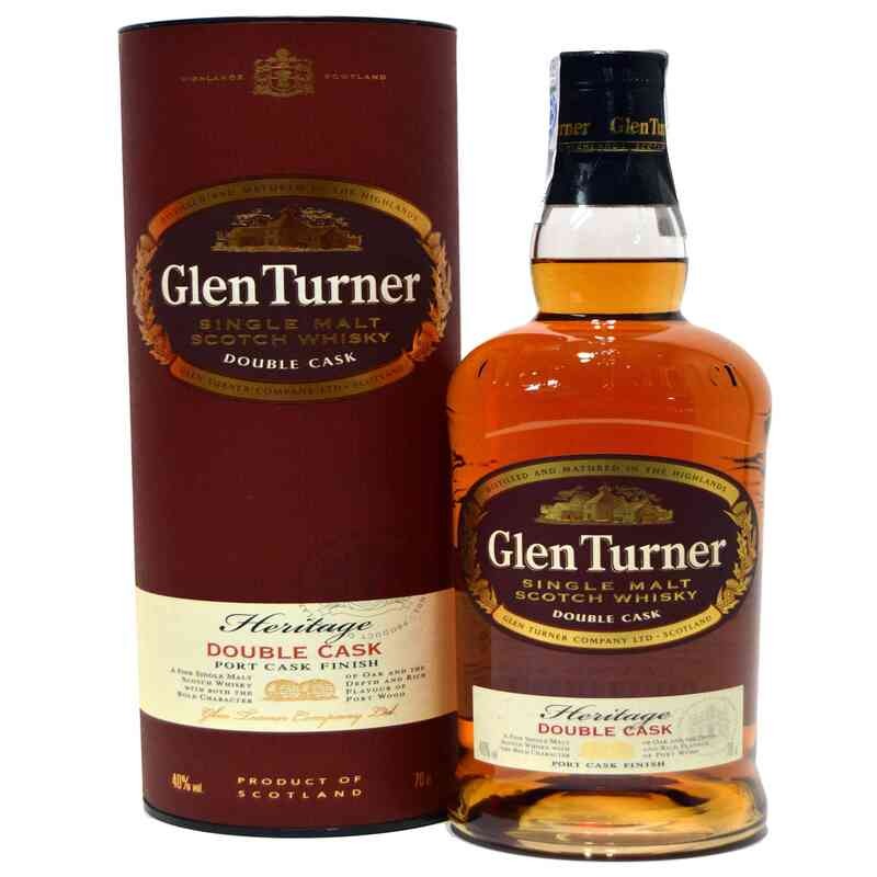 Whisky Glen Turner, Heritage Double Cask, in tube, 0.7 L