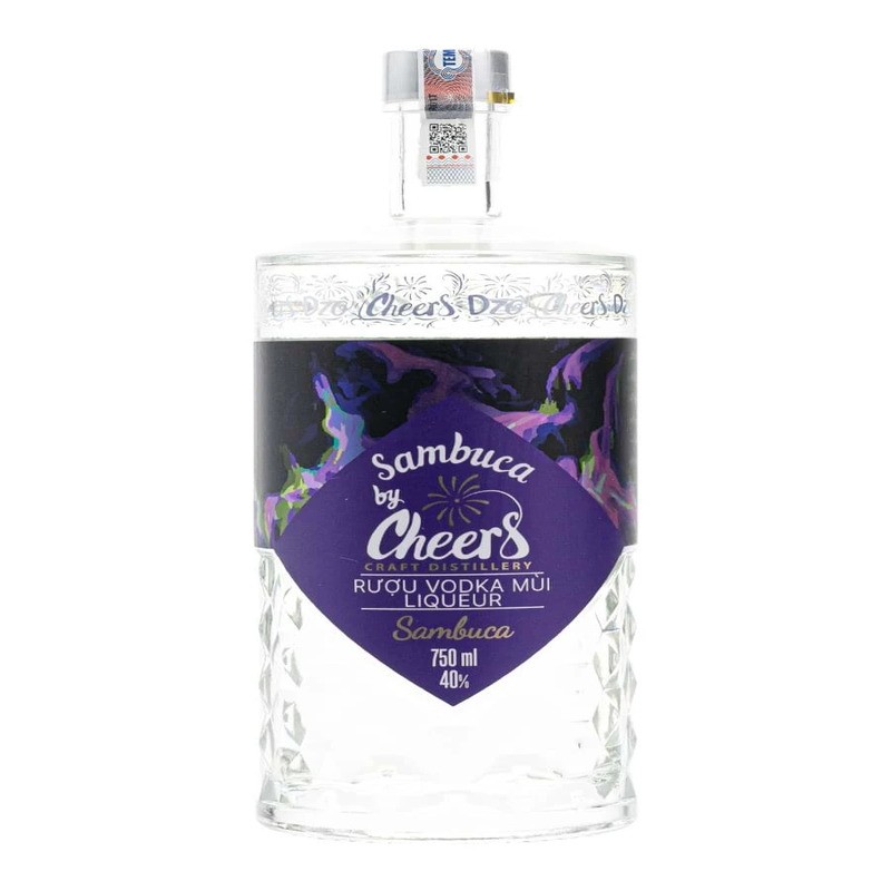 Rượu Cheers Vodka Sambuca 750ml - 40%